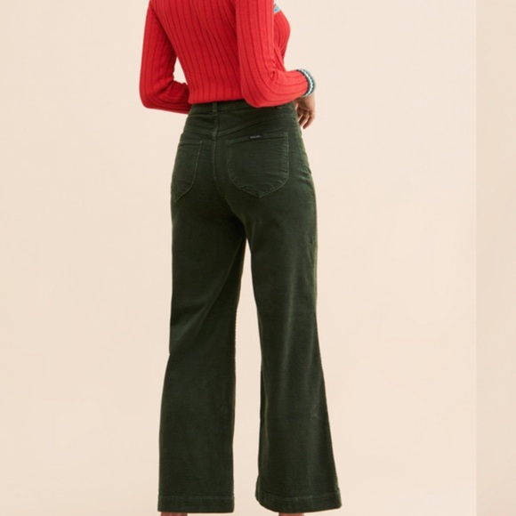 Rollas High Rise Wide Leg Corduroy Pants Size 28 - Picture 4 of 14